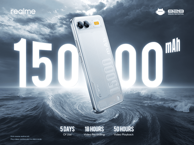 realme ungkap baterai 15.000mAh dan Chill Fan Phone. (realme Indonesia)